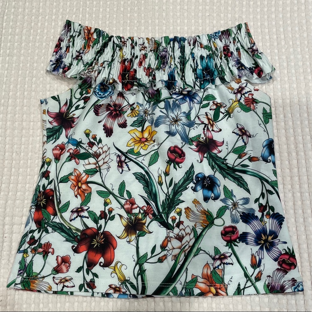 Zara Floral Tank Size S